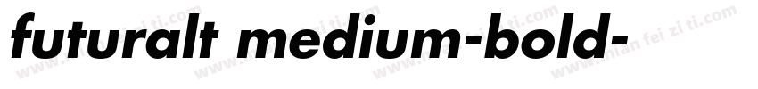 futuralt medium-bold字体转换
